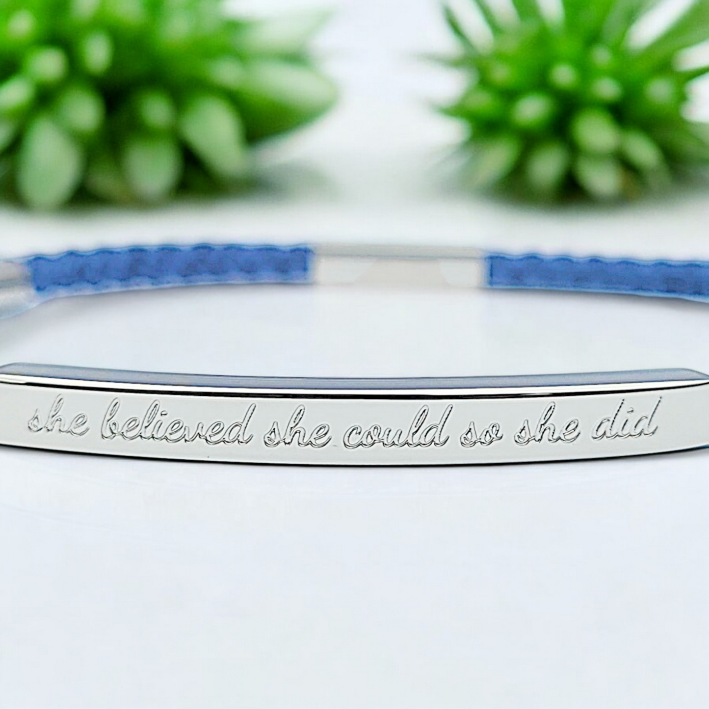 She believed she could so she did - Royal Blue