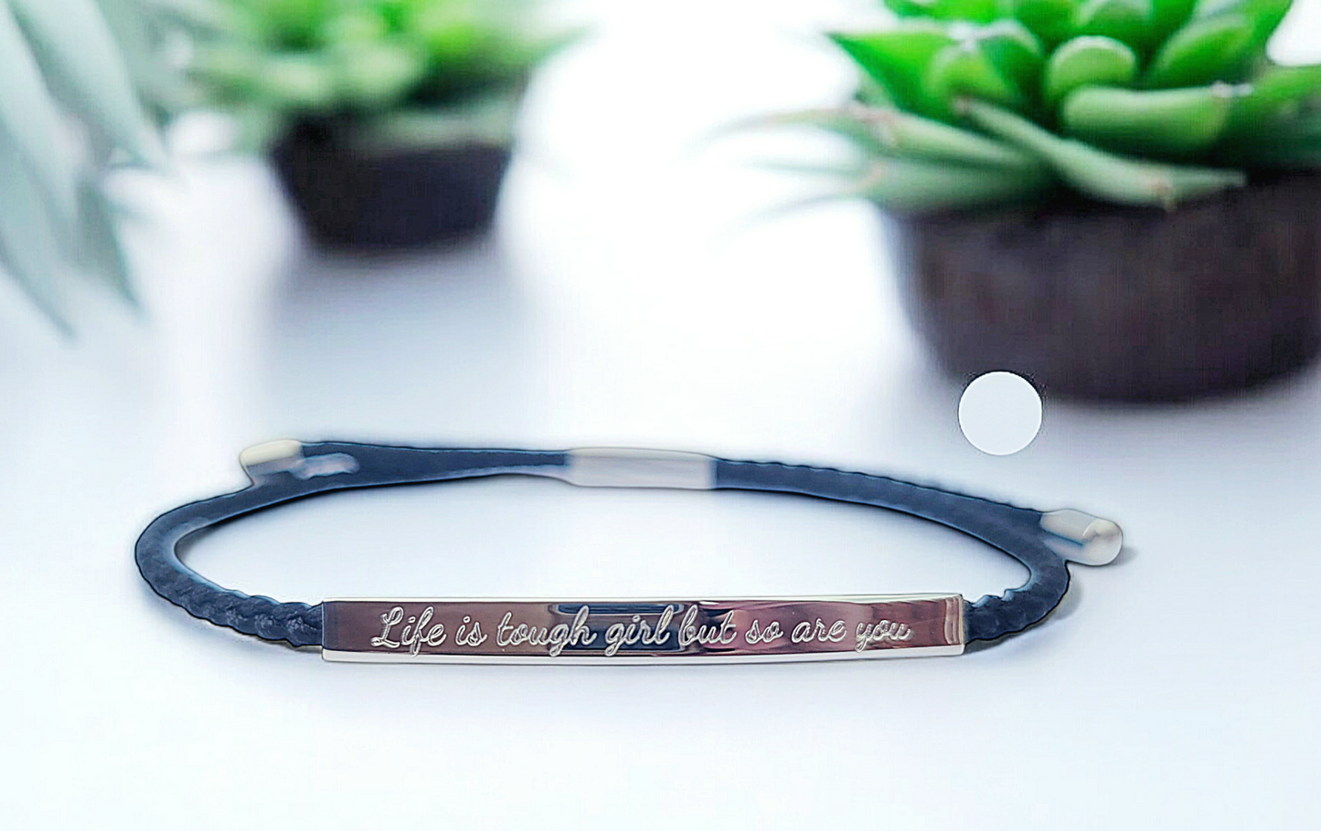 Life is tough girl but so are you - Sea Glass Green