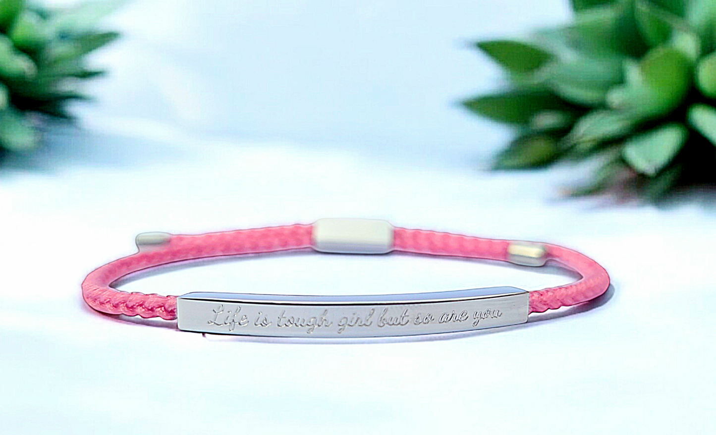 Life is tough girl but so are you - Sea Glass Green