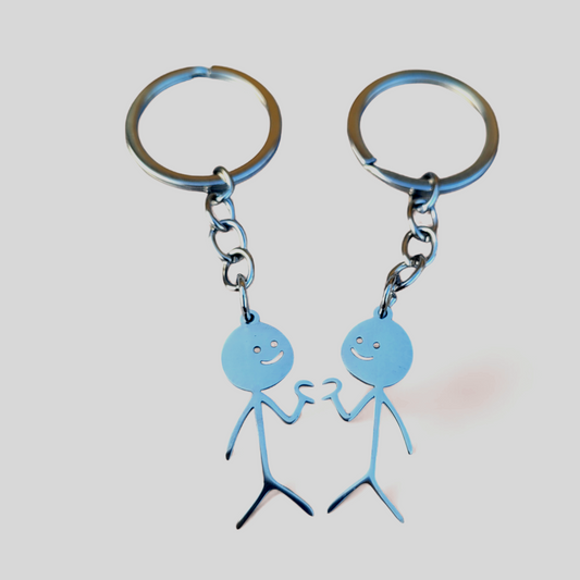 Positivity Keyrings - Duo set of heart sign.